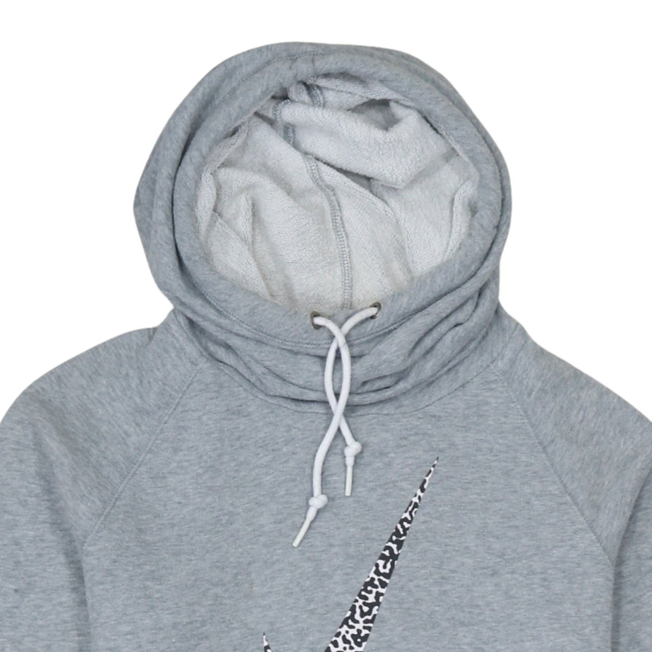 Nike Men's Grey Pullover Hoodie M Sports Fleece Sweatshirt