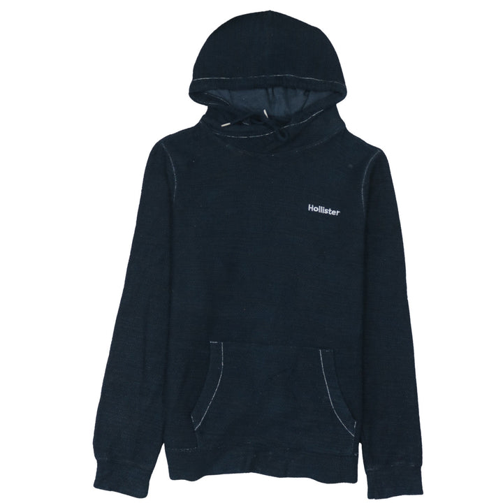Hollister Men's Blue Pullover Hoodie Size L Cotton Blend