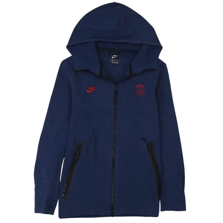 Nike Men’s Blue Full Zip Paris Hoodie Size S Athletic Fit