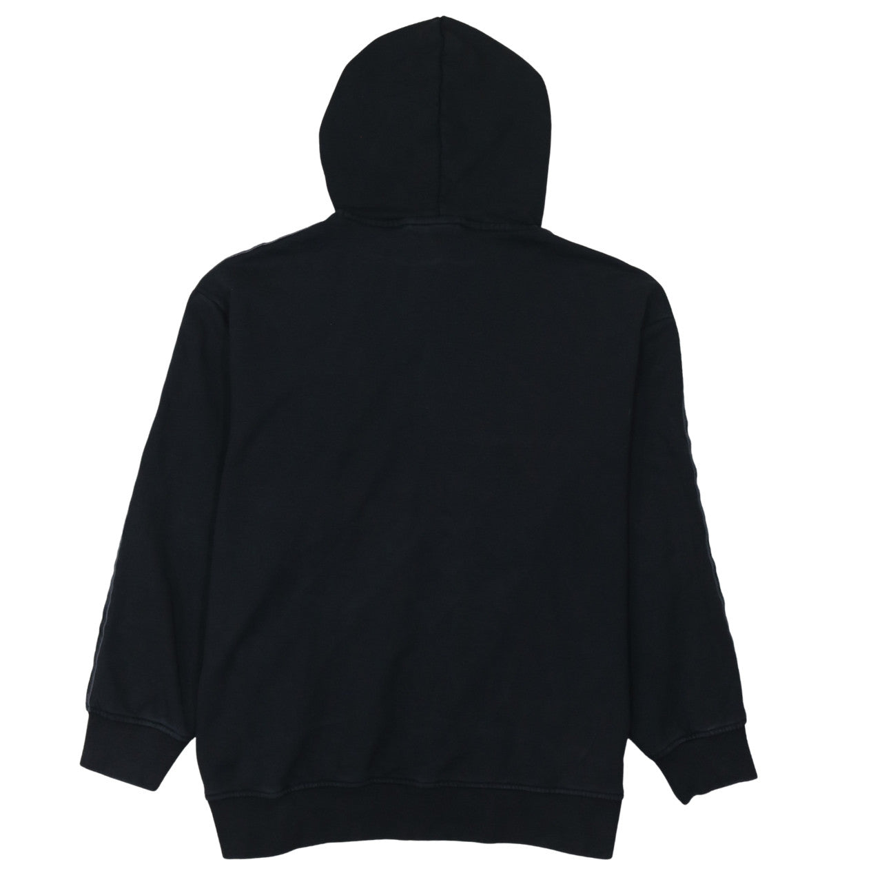 Adidas Women Black Pullover Hoodie Size 8 Relaxed Fit Casual Sweatshirt