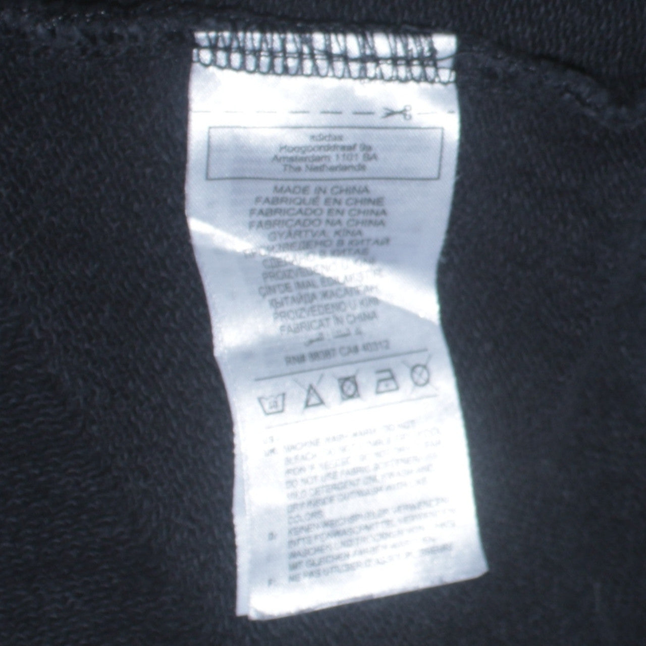 Adidas Women Black Pullover Hoodie Size 8 Relaxed Fit Casual Sweatshirt