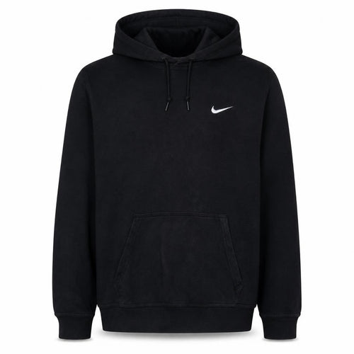 Nike Men's Black Pullover Hoodie L Sports Fleece Sweatshirt