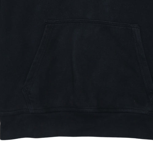 Nike Men's Black Pullover Hoodie L Sports Fleece Sweatshirt