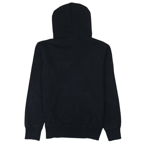 Champion Men's Black Pullover Hoodie Small Embroidered Logo