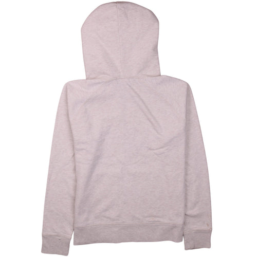 GAP Women Beige Full Zip Hoodie M Cotton Blend Casual Sweatshirt