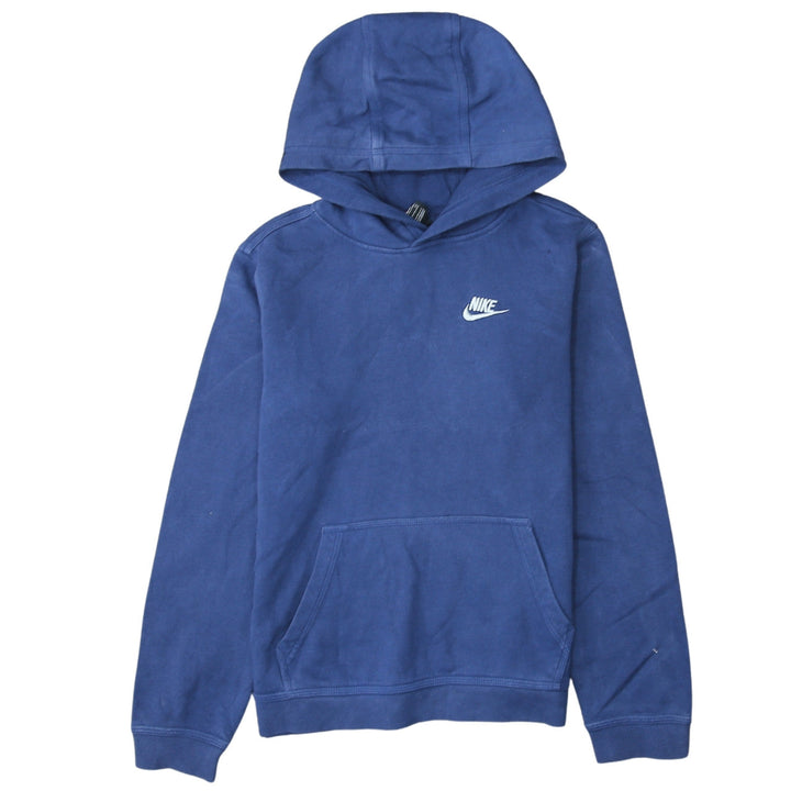 Nike Boys Blue XL Pullover Hoodie Sweatshirt Standard Fit Kangaroo Pocket
