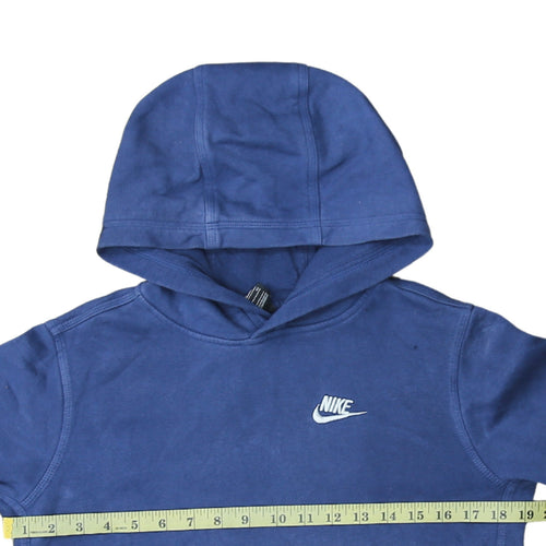 Nike Boys Blue XL Pullover Hoodie Sweatshirt Standard Fit Kangaroo Pocket