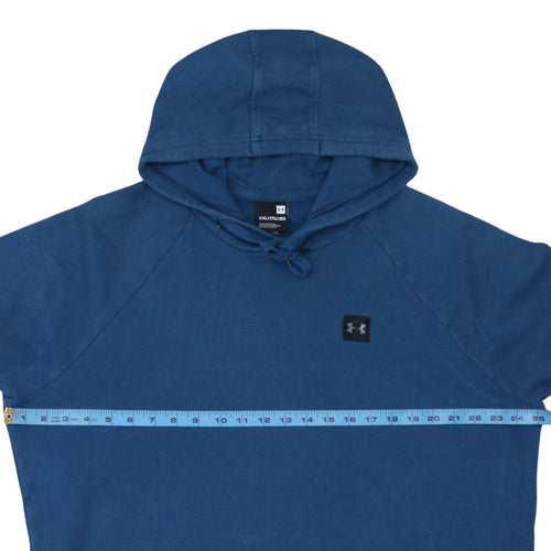 Under Armour Men Blue 2XL Pullover Hoodie Fleece Sweatshirt