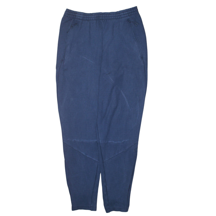 Adidas Men's Blue Jogger Trousers M Regular Fit Cotton Blend