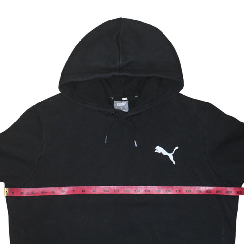 Puma Men's Black Pullover Hoodie Size S Regular Fit Sportswear
