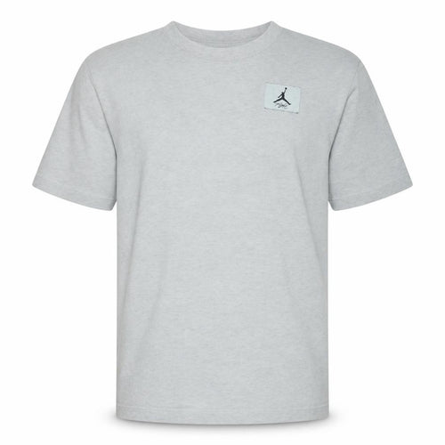 Jordan Men's White Cotton Crew Neck Sports Logo T-Shirt L