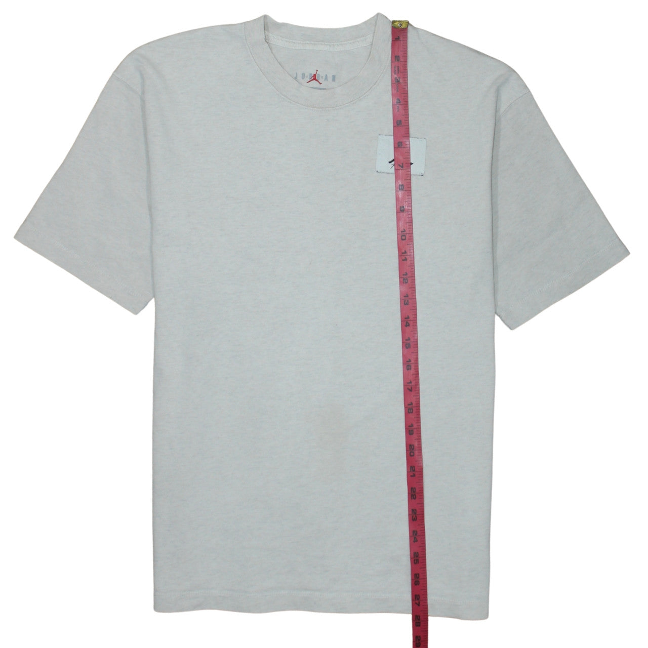 Jordan Men's White Cotton Crew Neck Sports Logo T-Shirt L
