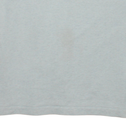 Jordan Men's White Cotton Crew Neck Sports Logo T-Shirt L