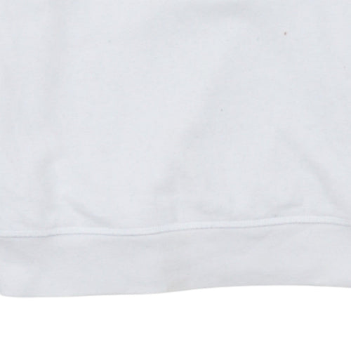 Levi's Men's White Logo Crew Neck Sweatshirt Size S Pullover