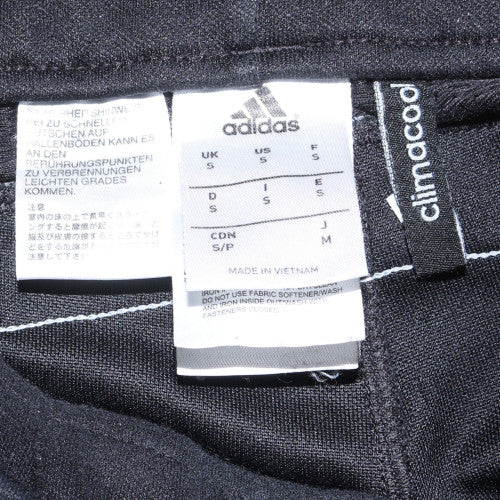 adidas Men’s Black Slim Fit Track Pants S Climalite Zip Pockets