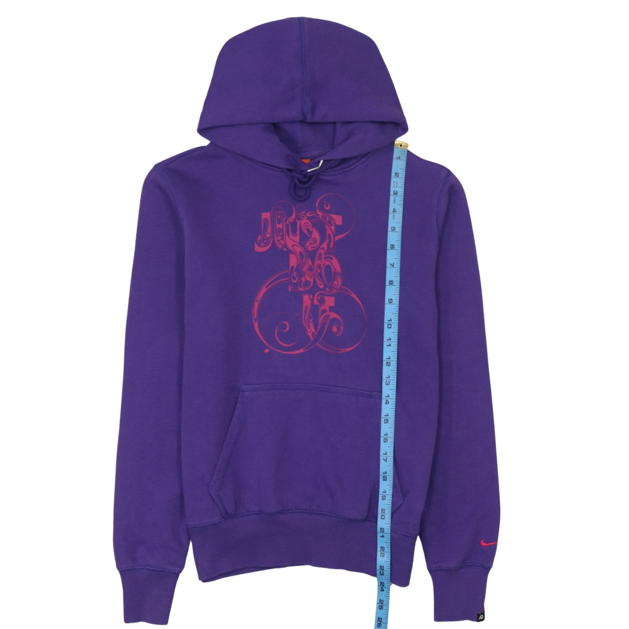 Nike The Athletic Dept Womens Purple Hoodie M Just Do It Graphic