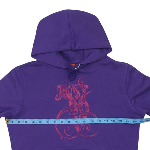 Nike The Athletic Dept Womens Purple Hoodie M Just Do It Graphic