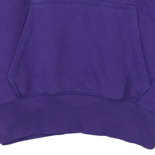 Nike The Athletic Dept Womens Purple Hoodie M Just Do It Graphic