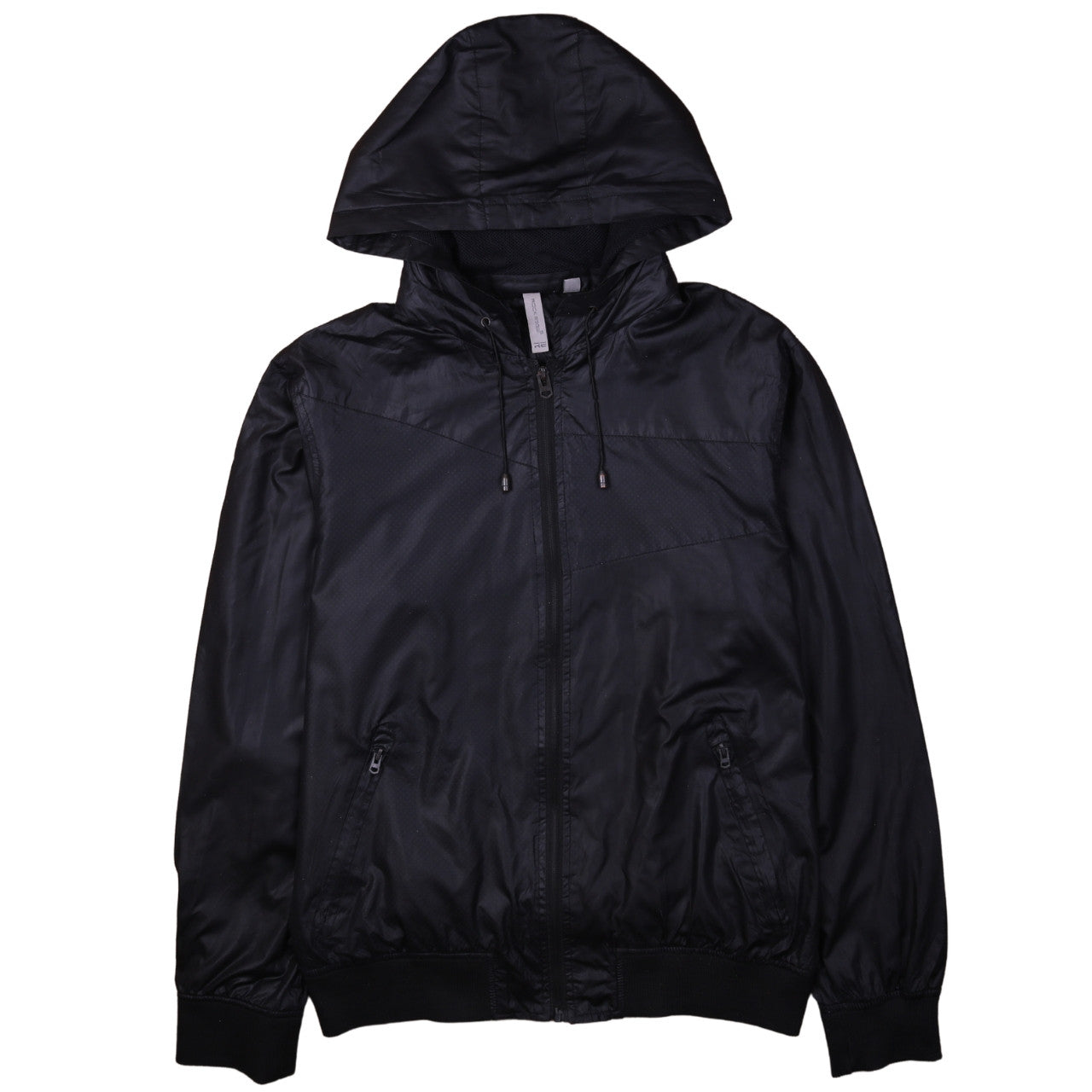 Jonx Wugi Men's Black Full Zip Hooded Jacket Size L