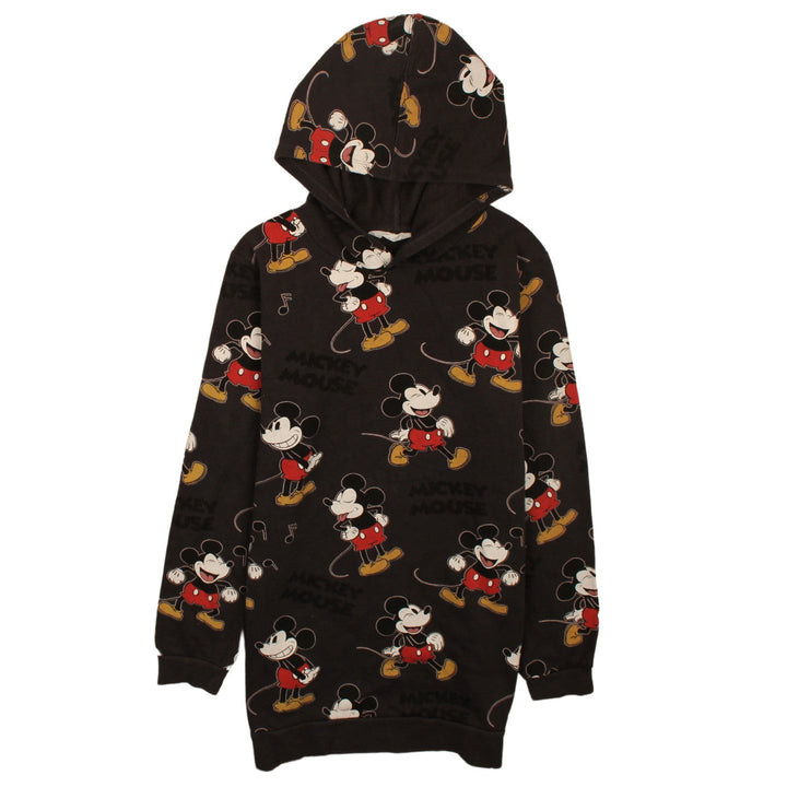 Disney Boys Black Mickey Mouse Pullover Hoodie Age 13-14 Years