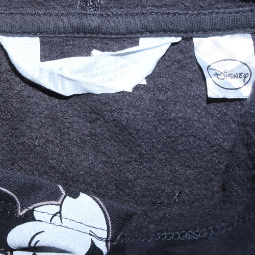 Disney Boys Black Mickey Mouse Pullover Hoodie Age 13-14 Years