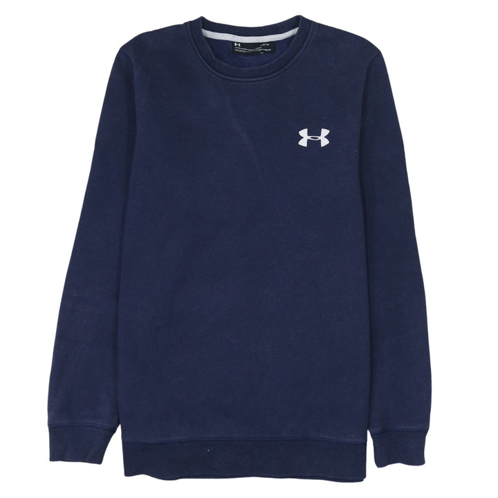 Under Armour Men's Blue ColdGear Fitted Crew Neck Sweatshirt M
