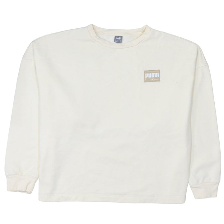 Puma Men's Beige 2XL Crew Neck Pullover Sweatshirt
