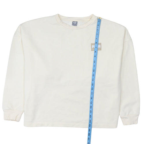 Puma Men's Beige 2XL Crew Neck Pullover Sweatshirt