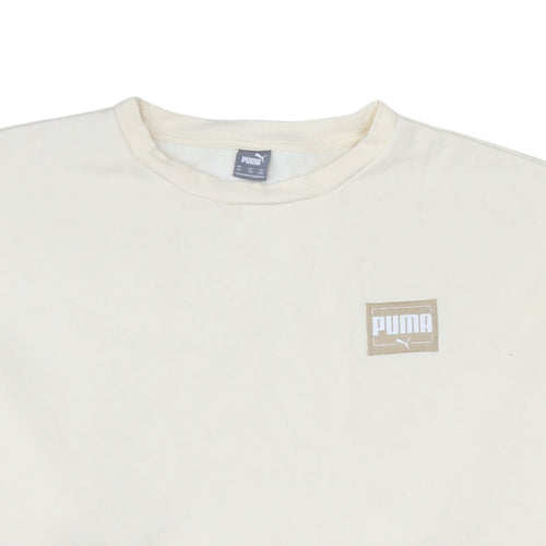 Puma Men's Beige 2XL Crew Neck Pullover Sweatshirt