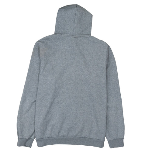 Puma Men's Grey XL Pullover Hoodie with Logo and Kangaroo Pocket