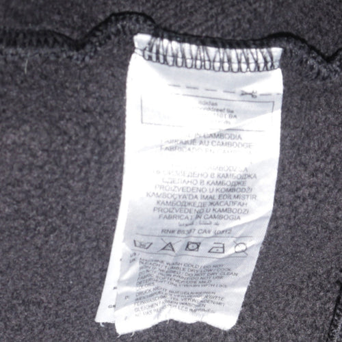 Adidas Mens Black XL Pullover Hoodie Logo Fleece Sweatshirt