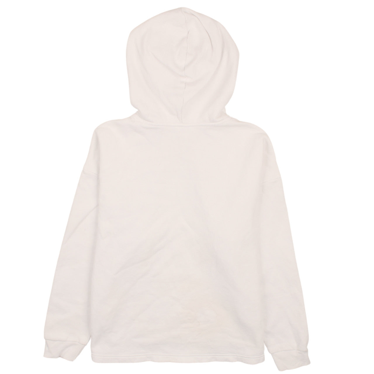 Adidas Women White Hoodie UK 10 Pullover Hooded Sweatshirt