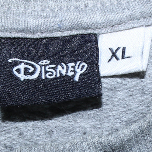 Disney Women Grey Mickey Mouse Christmas Sweatshirt XL