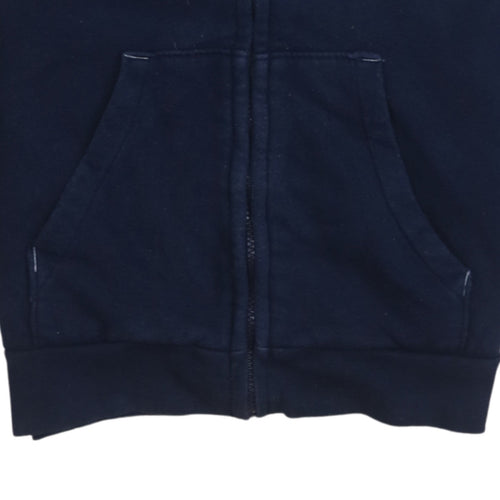 Matalan Boys Navy Full Zip Hoodie 10-11 Years New York Yankees MLB Cotton Blend