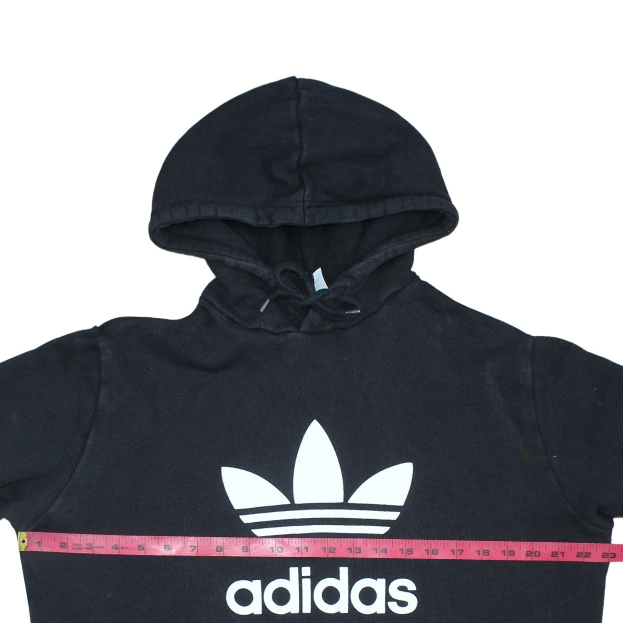 Adidas Men's Black Pullover Hoodie L Regular Fit Sports Logo