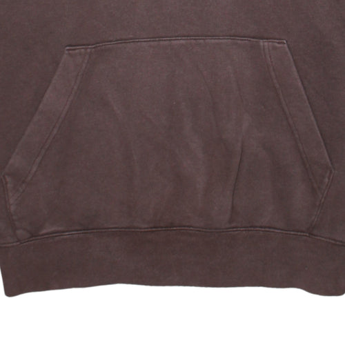 Nike Men's Brown Pullover Hoodie M Regular Fit Fleece Sweatshirt