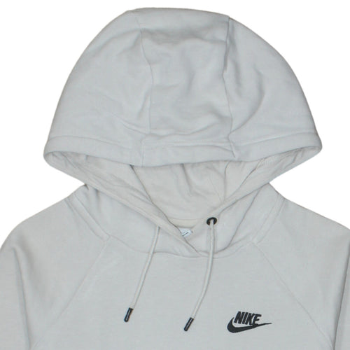 Nike Men's Beige Pullover Hoodie XS Fleece Logo Sweatshirt
