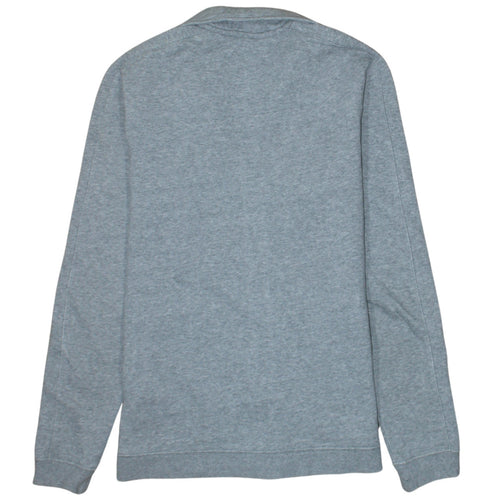 Nike Men's Grey Full Zip Cotton Fleece Sweatshirt Small