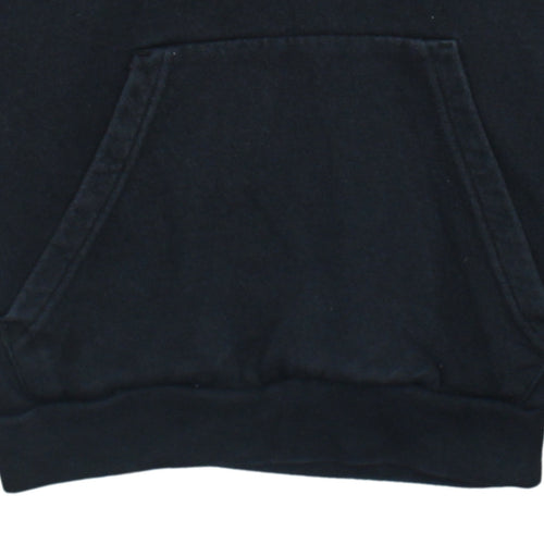 Adidas Men’s Black Pullover Hoodie S Regular Fit Logo Fleece