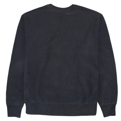 Champion Men's Black Large Reverse Weave Pullover Sweatshirt