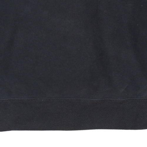 Champion Men's Black Large Reverse Weave Pullover Sweatshirt