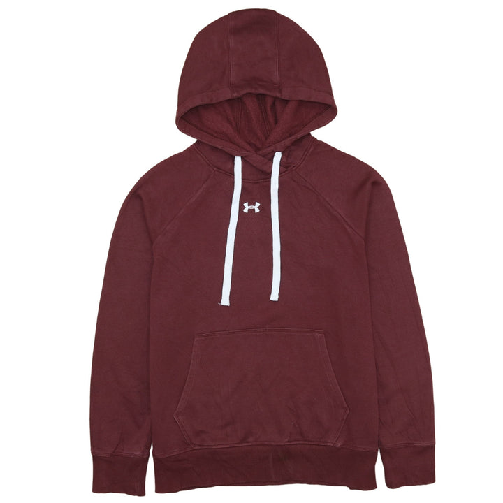 Under Armour Men’s Red Pullover Hoodie Small Relaxed Fit
