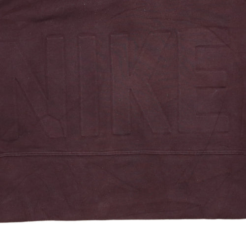 Nike Women's Burgundy Dri-FIT Pullover Sweatshirt Small