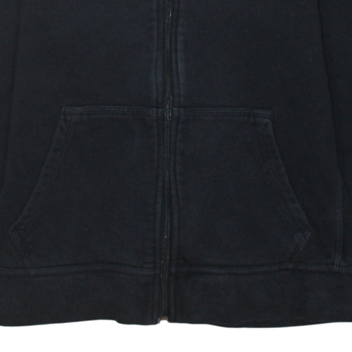 Nike Boys Black Full Zip Hoodie Size 12-13 Years L Casual Sportswear