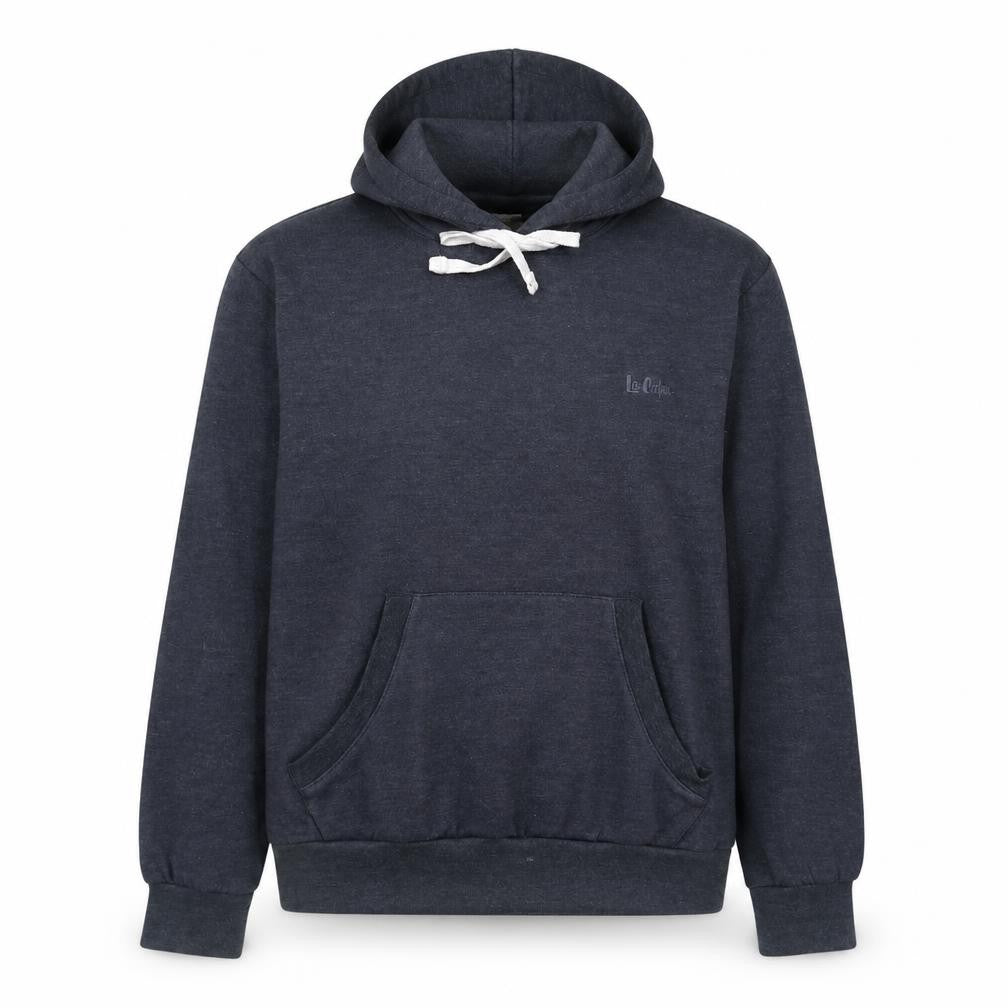 Front view of Lee Cooper women’s grey medium pullover hoodie cotton blend