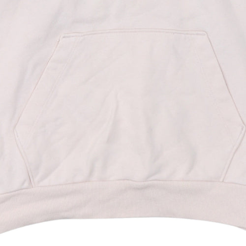 Levi's Women's Pink XS Pullover Hoodie Logo Cotton Sweatshirt