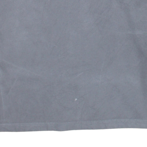 The North Face Men's Grey Fleece 1/4 Zip Pullover Sweatshirt M