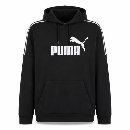 Puma Men's Black XL Pullover Hoodie Graphic Logo Sportswear