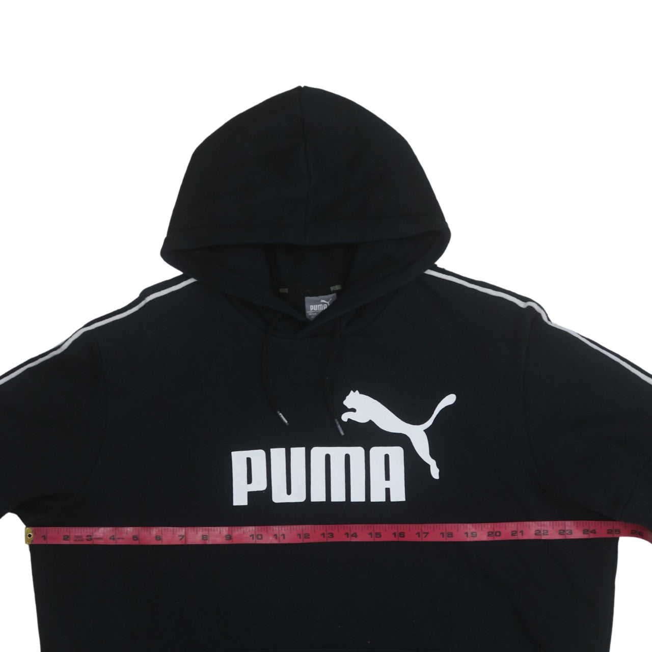 Puma Men's Black XL Pullover Hoodie Graphic Logo Sportswear