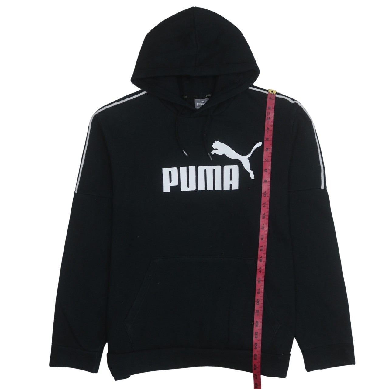 Puma Men's Black XL Pullover Hoodie Graphic Logo Sportswear